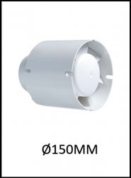 150MM IN-LINE EXTRACTOR (320 M3/H)
